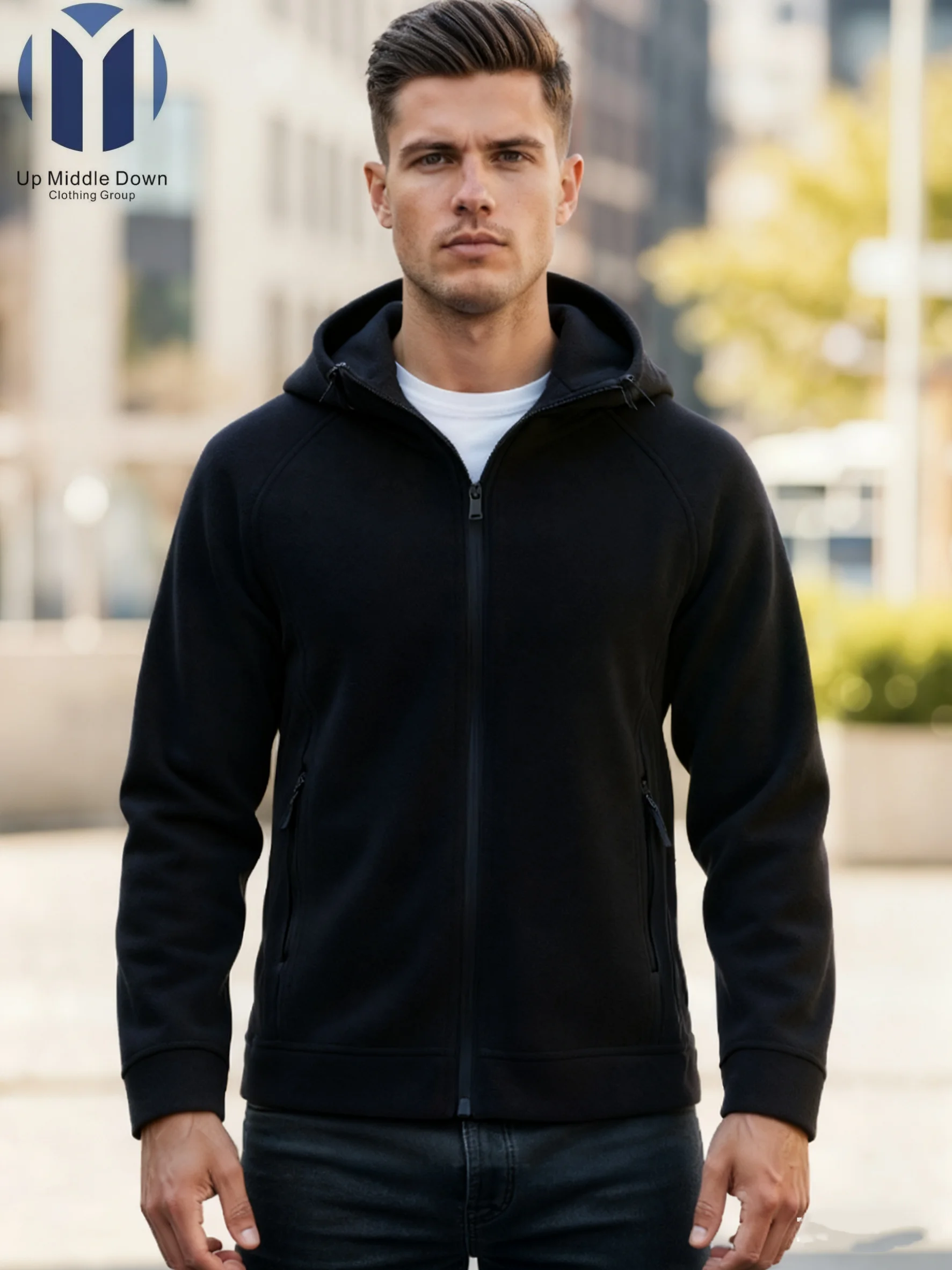 

New Autumn Fleece Hoodie Jacket - Unisex, 3D Cut, Thickened, Casual With A Hood, Versatile And Warm.