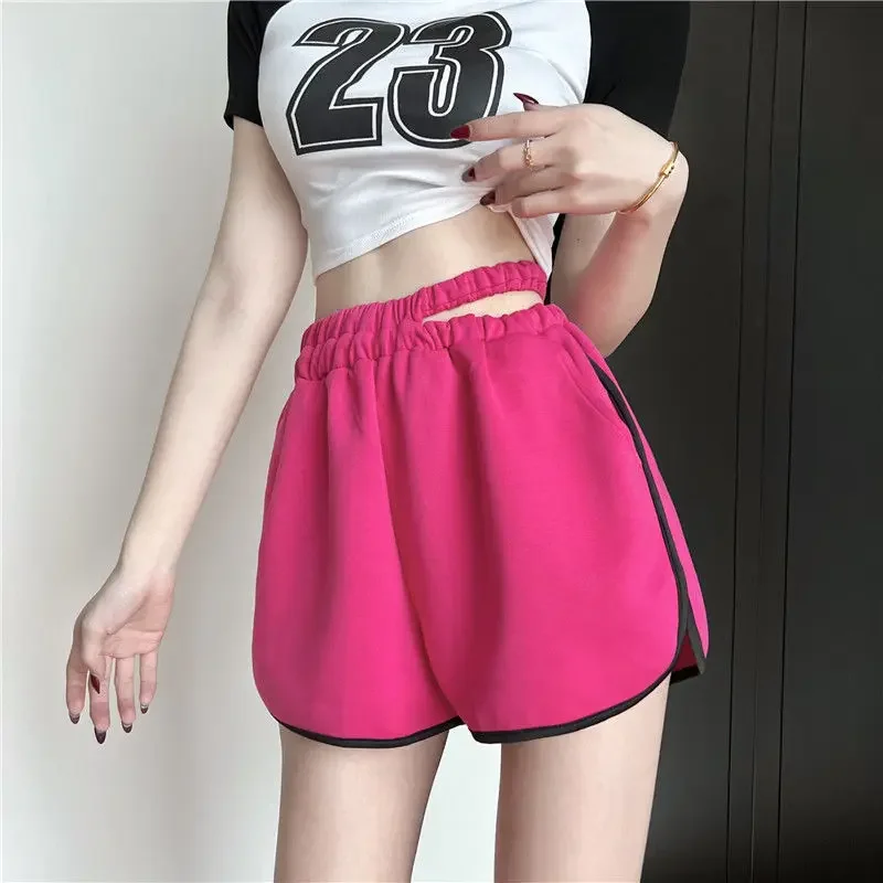 Shorts For Women Summer Short Pants Woman Wide Casual Offer Original Hot Jorts Korean Style Flowy Youthful Harajuku Fashion Y2k