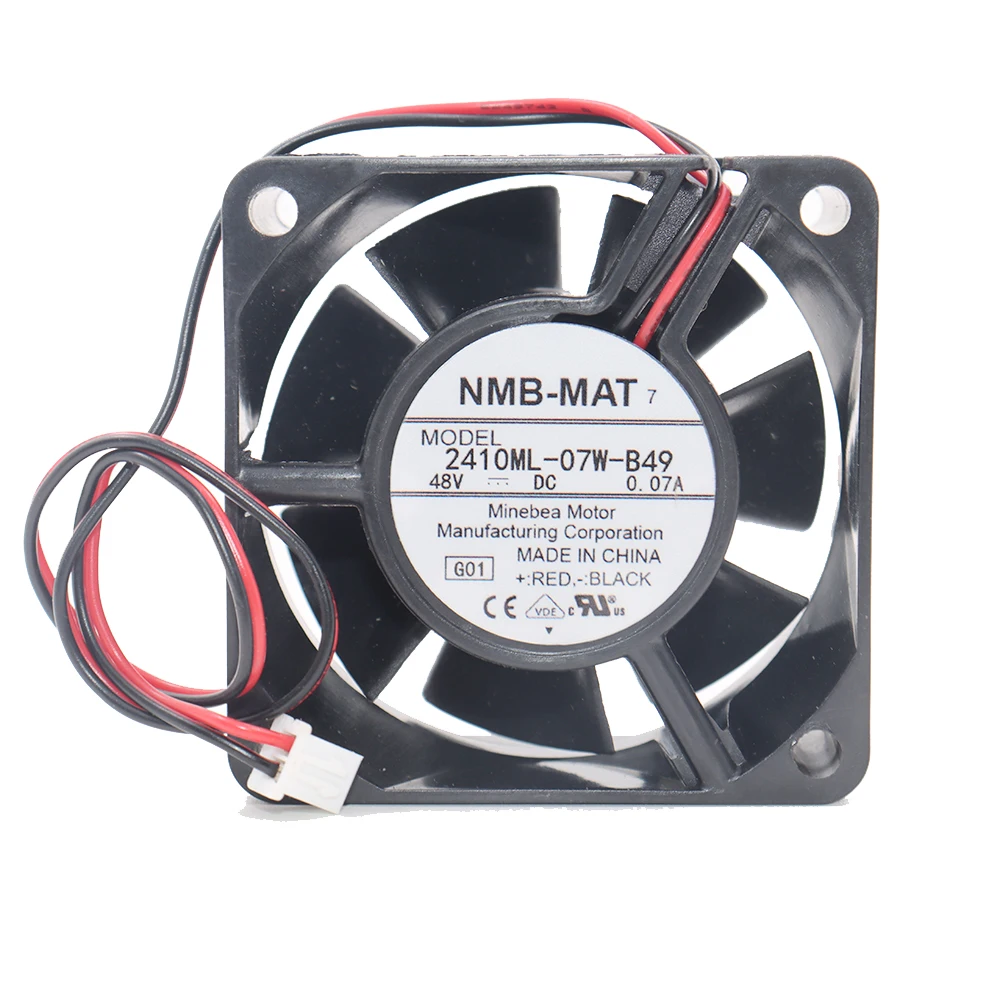 

NMB 2410ML-07W-B49 Ultra quiet/Cooling Fan 60 * 25MM 48V 0.07A 6cm