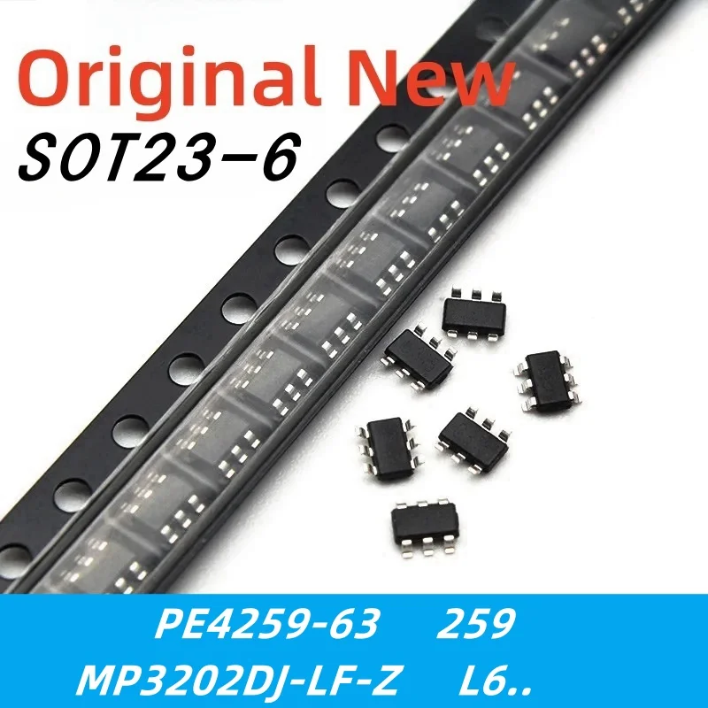 20個、pe4259-63 P4259 259 mp4 3202dj lf-z mp3202dj mp3202 il6 L6. sot23-6チップセット