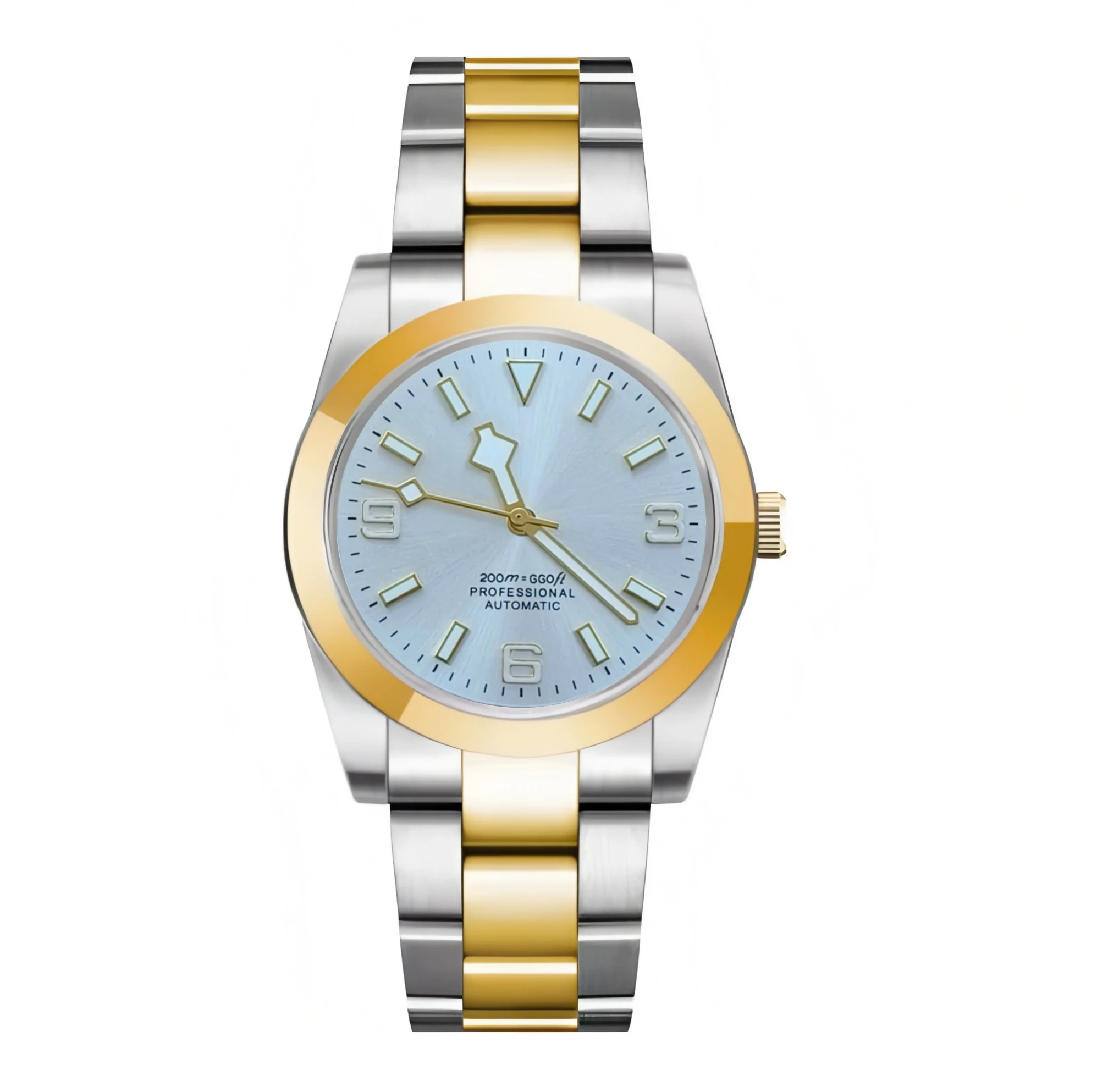 

39mm Customize Men's Watch NH35 Auto Movement Sapphire Glass Strap Business Luxury Waterproof