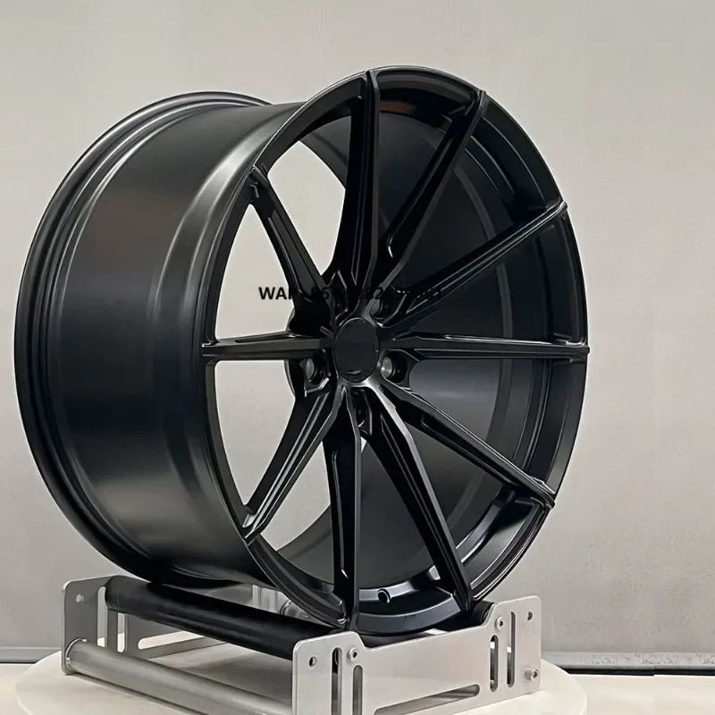 

SJ Factory Direct Sale Custom Forged Aluminium Alloy One Piece Wheel Hubs Wheel Rims with Glossy Black OEM ODM