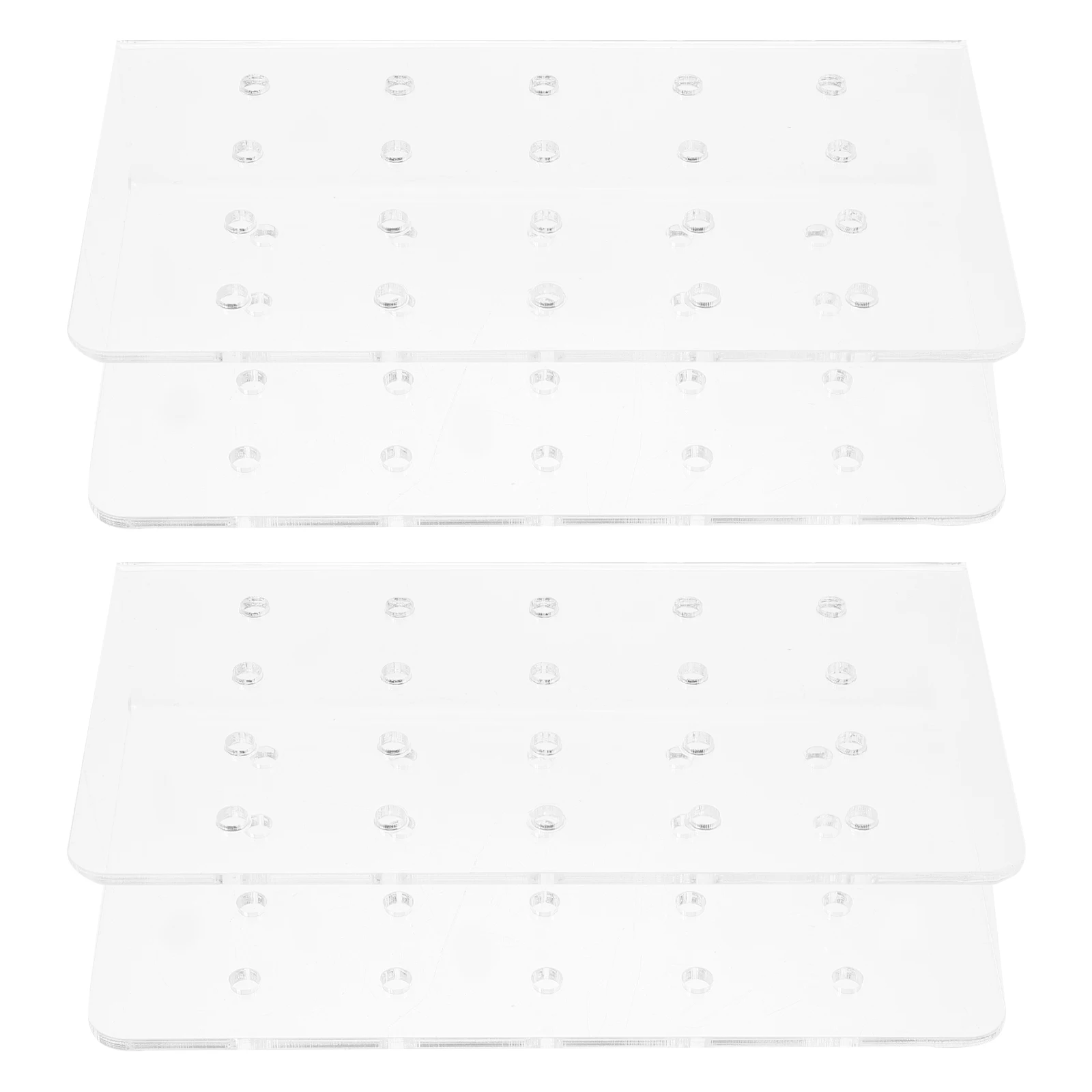 

2pcs 20-Hole Lollipop Rack Clear Acrylic Dessert Stick Stand Transparent Holder For Wedding Party Birthday Banquet Display