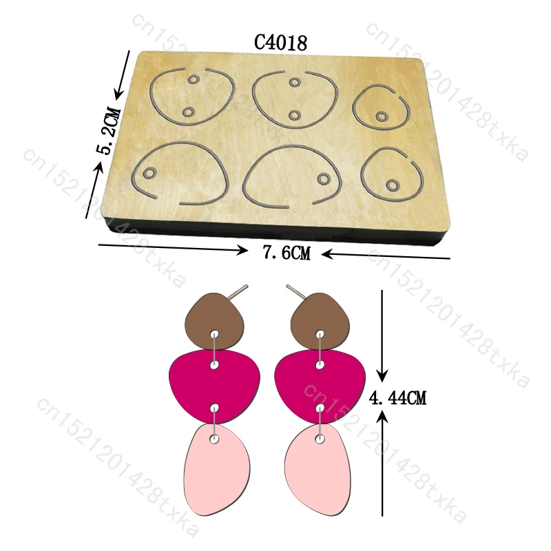 

New earring Wooden Dies Cutting Die Scrapbooking C4018