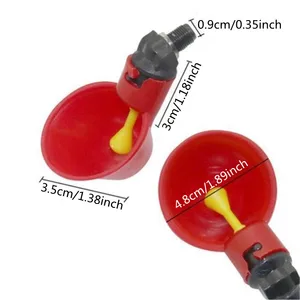 كوب دجاج للشرب البلاستيكي ، شارب أوتوماتيكي ، سقي دواجن ، مغذي مياه ، كتاكيت ، بطة ، أوزة ، 5 قطع ، 10 قطع ، 20 قطعة أعلى 10 مبيعات لسقي البط - رقم 7