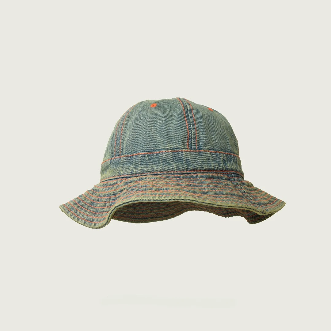 Dome Cowboy Fisherman Hat Spring Summer Fashion Brand Sun Hat Street Casual Men and Women Short Eaves Niche Retro Basin Hat