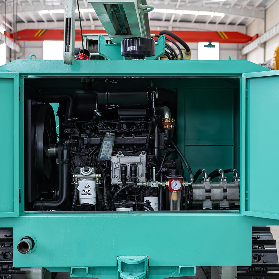 Máquina de driver de pilha solar fotovoltaica com driver de poste solar