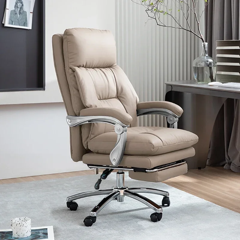 

Comfort Sedentary Boss Chair Home Lounge Recliner Ergonomic Office Chair Meditation Senior Salon Furniture Silla Escritorio FYOC