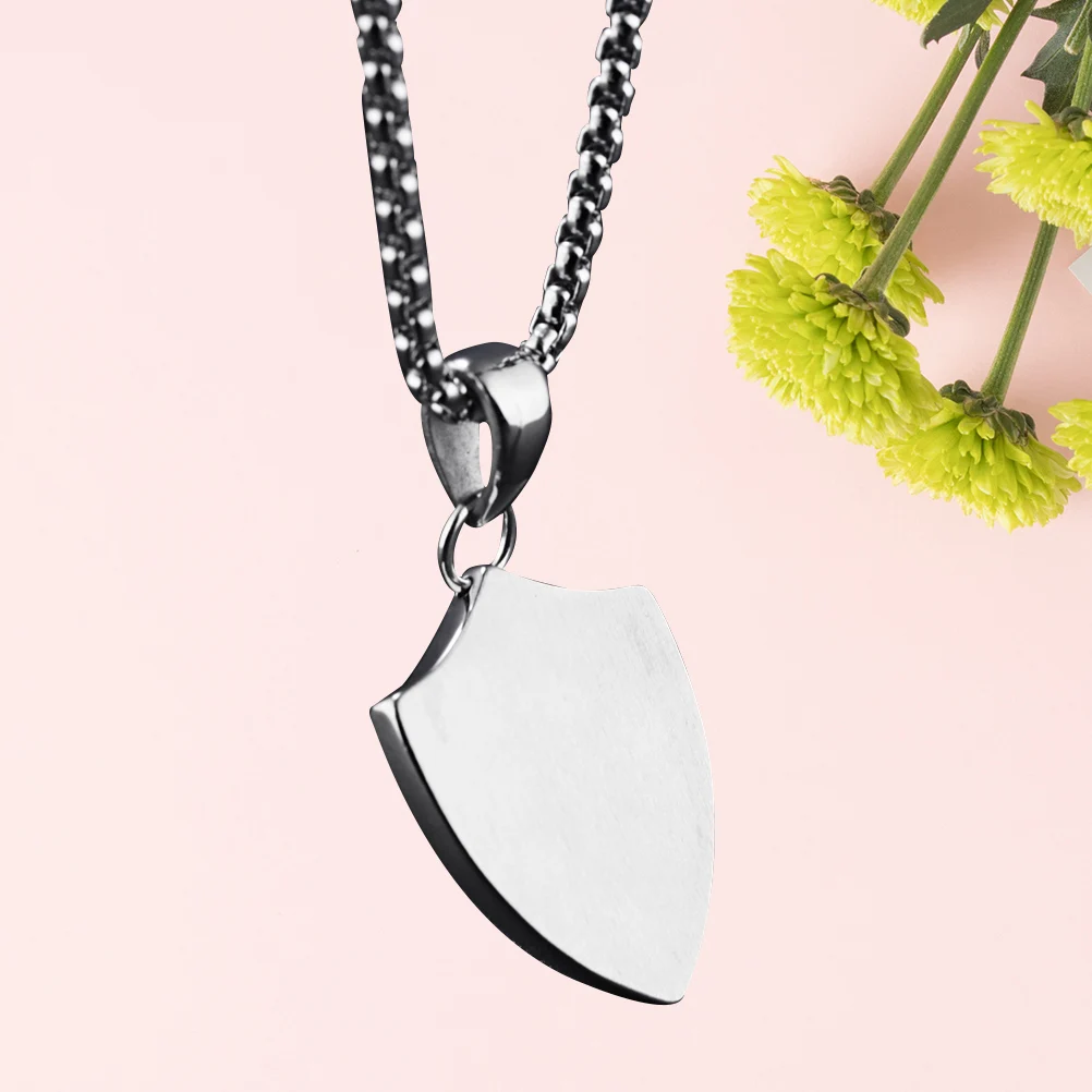 

Shield Titanium Steel Smooth Rust-Resistant For Diy Jewelry Making Craft Charm Pendant Steel Pendant Shield Charms