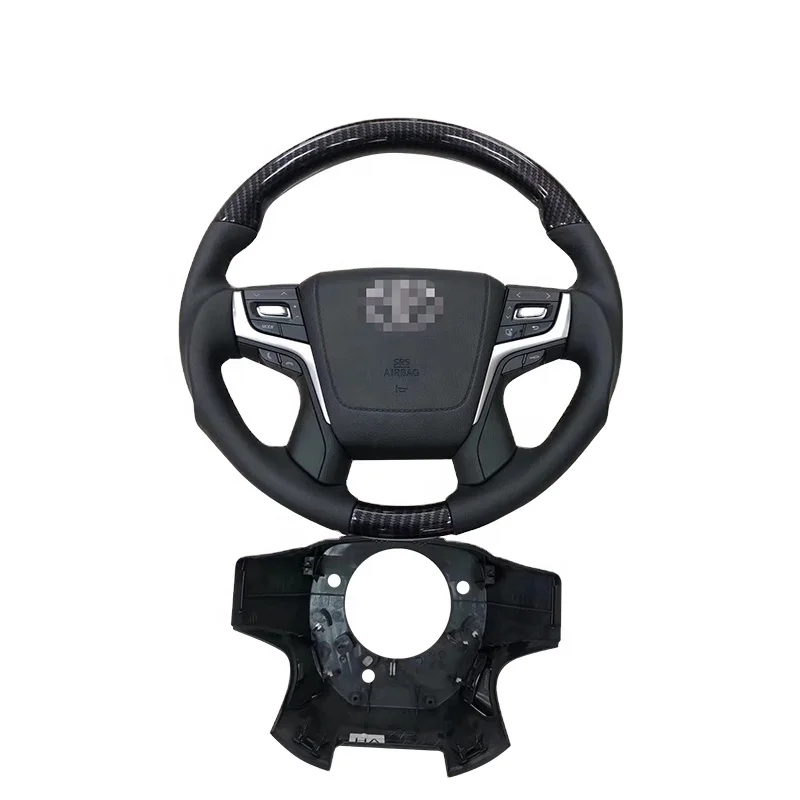 

car accessories car steering wheel black with holes and design for landcruiser fzj200 uzj200 prado fzj150 2018