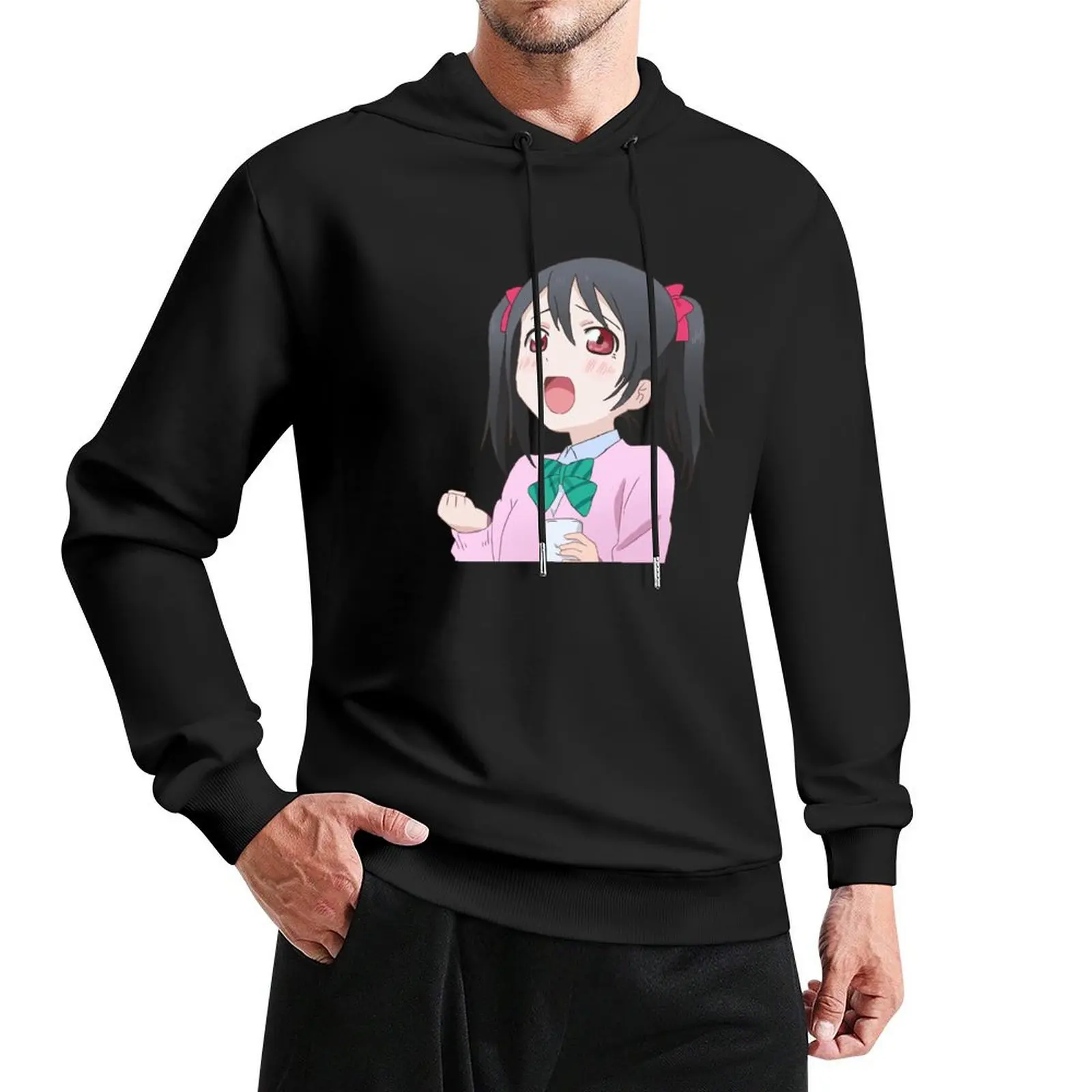 

Cute Yazawa Nico Pullover Hoodie men's clothes japanese hoodie