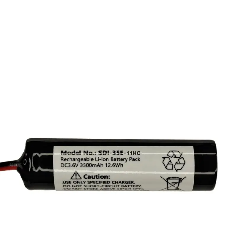

SDI-35E-11HC 3.6V 3500mAh Rechargeable Lithium Battery Pack