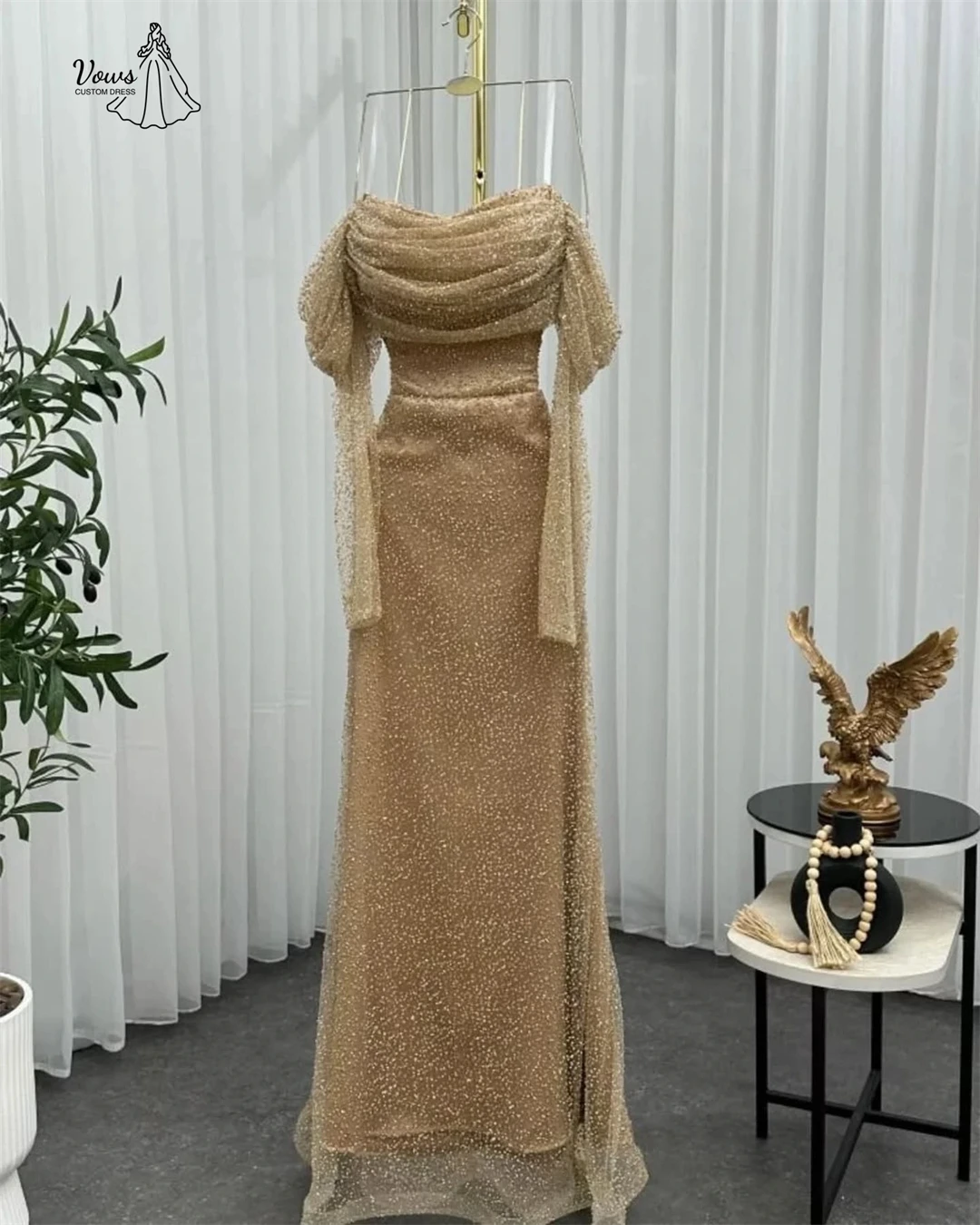 Vows Fishtail Skirt Dresses for Special Events Candle Elegant Evening Party Dresses for Women Custom Made Elegant Dress Luxury