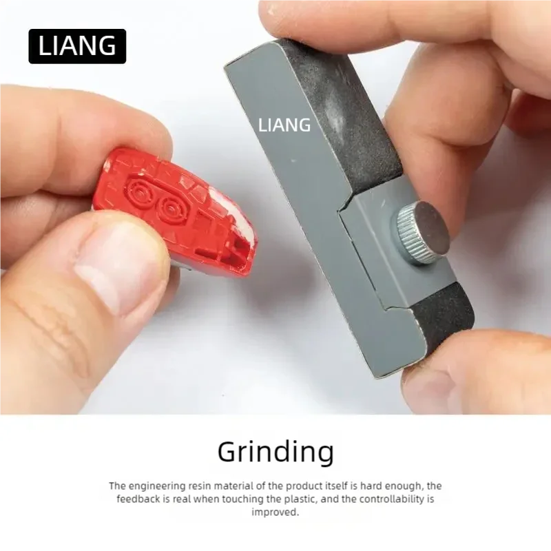 Liang-0226a/Liang-0226b Glue-free Model Sand Paper Holder for Plastic Scale Models Modeler Craft Tools Modelling Hobby DIY