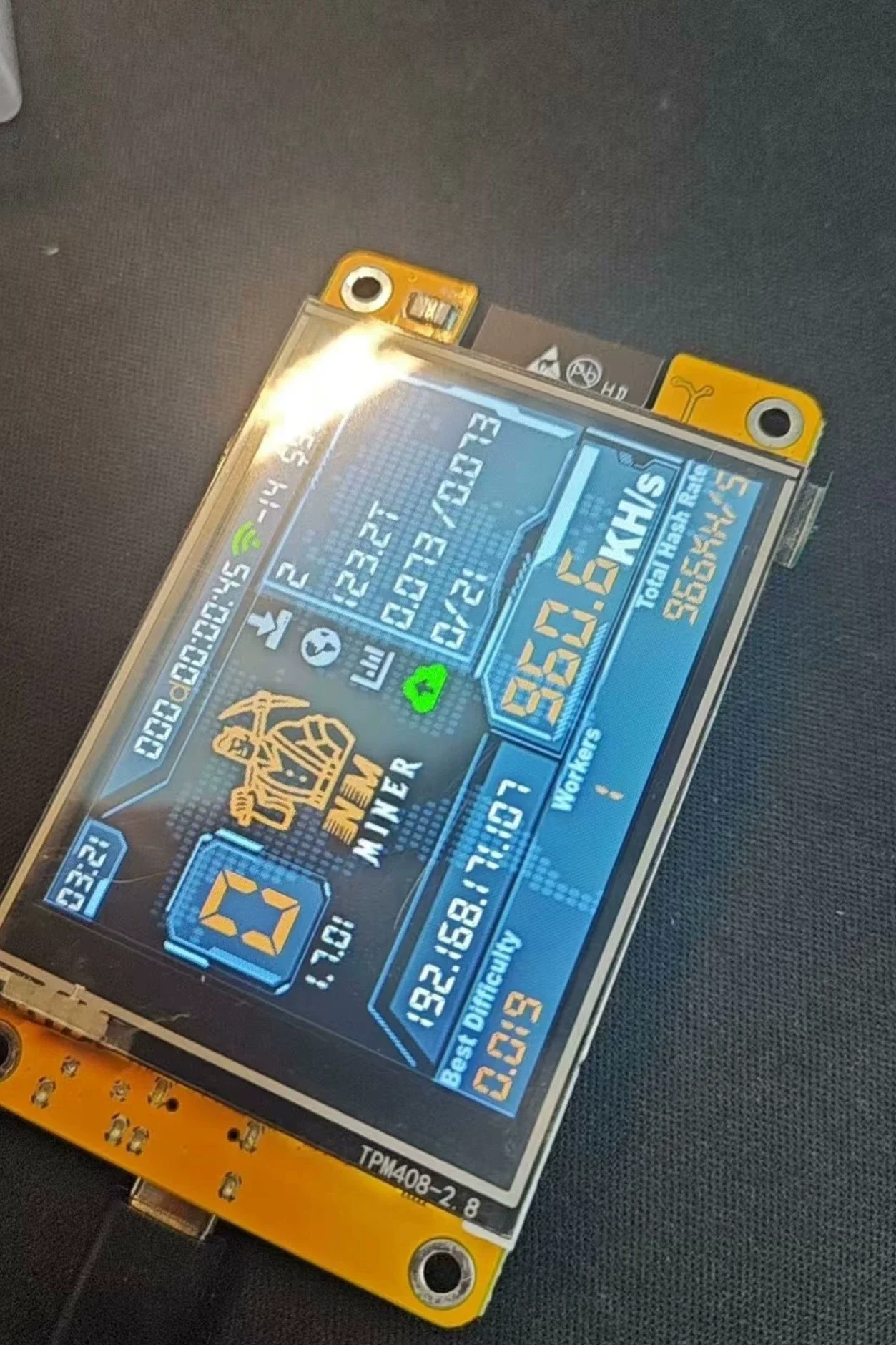 آلة اليانصيب NM Miner NeraMinerV2+++ CYD، تدعم خوارزمية SHA-256