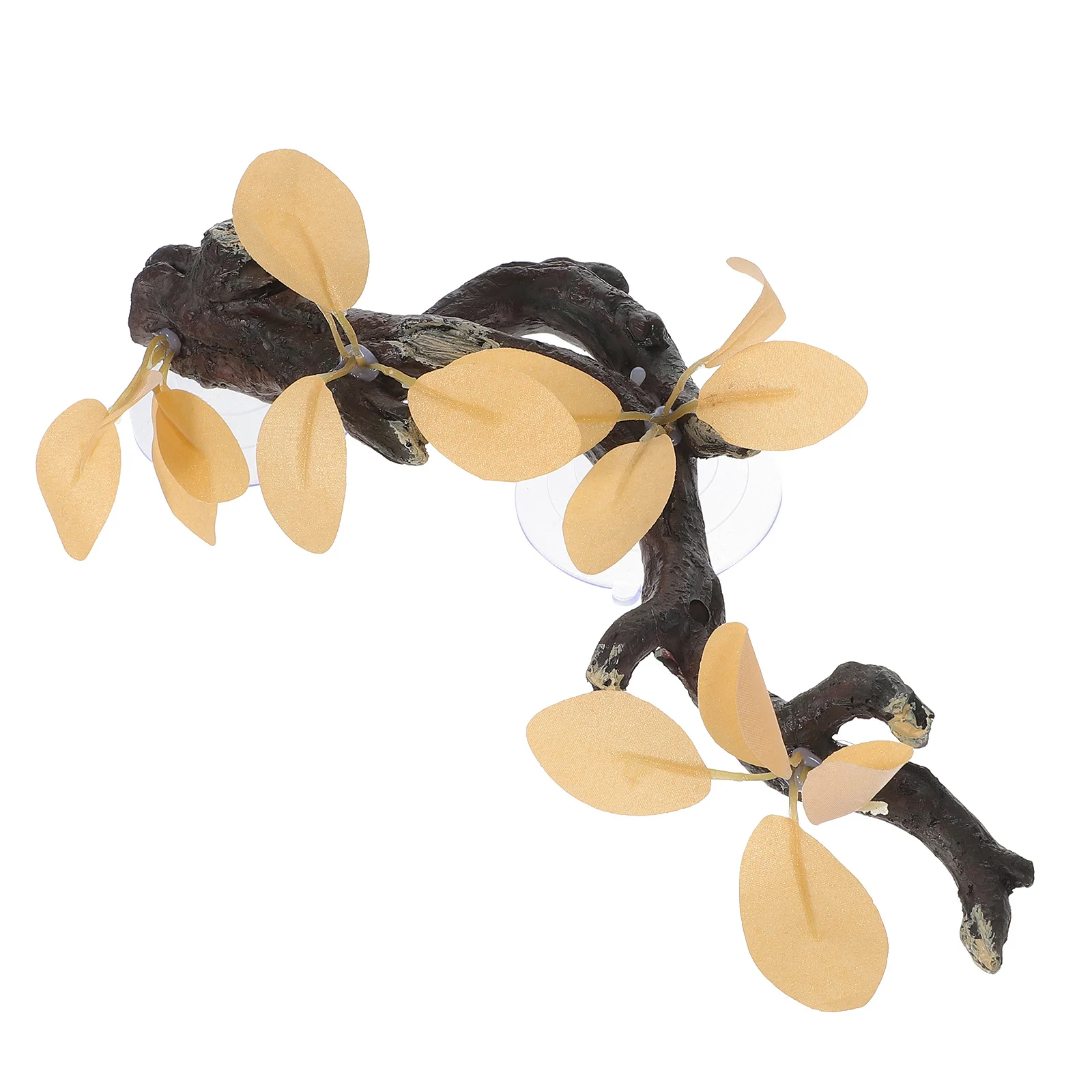 

Reptile Tree Root Ornament Artificial Branch Resin Decor Climbing Accessory for Bearded Dragon Tank Resin Sculpture