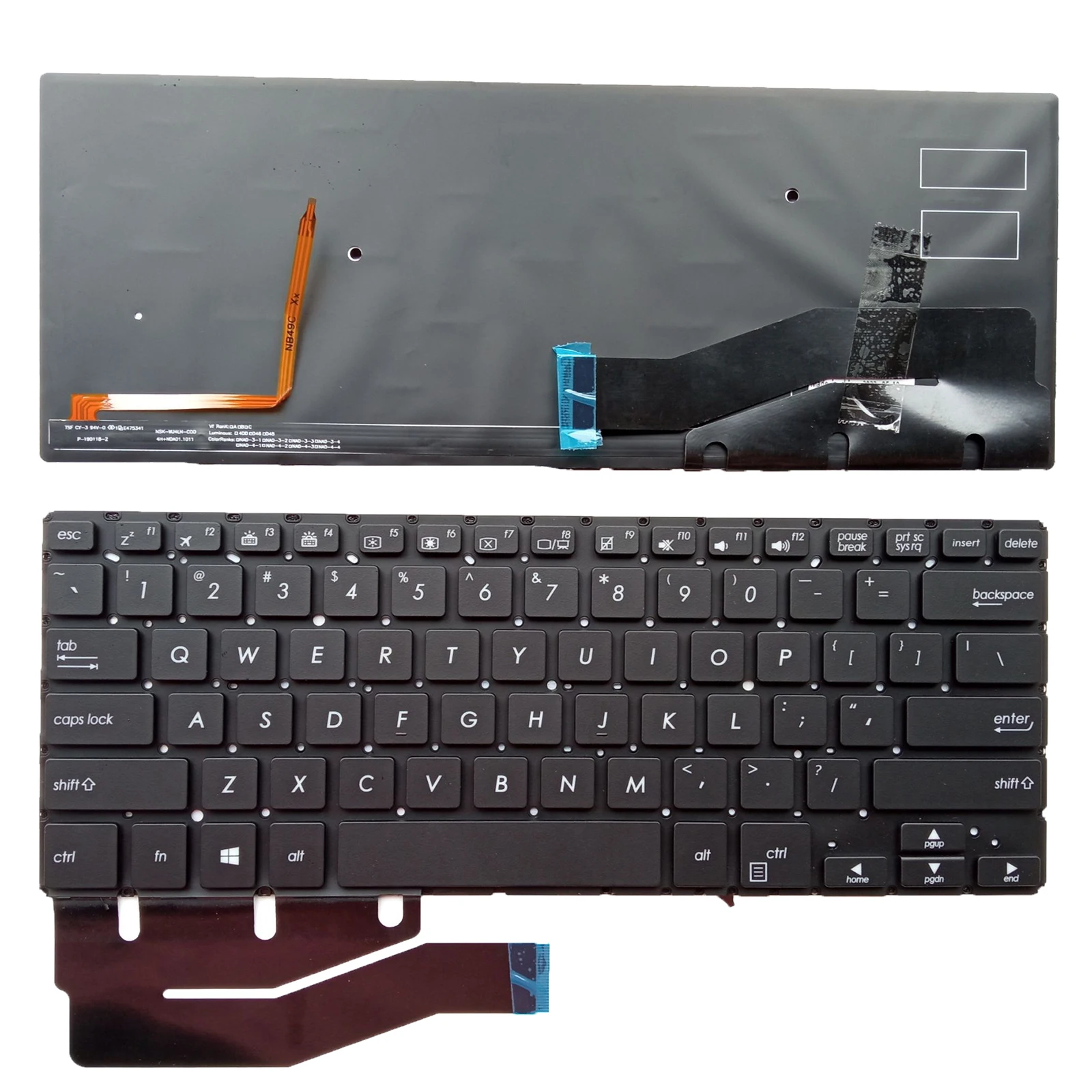 US Laptop Keyboard for ASUS VIVOBOOK 14 13N1-33A0121 TP410 TP410U TP410UA TP410UF TP410UR TP461 Q405U