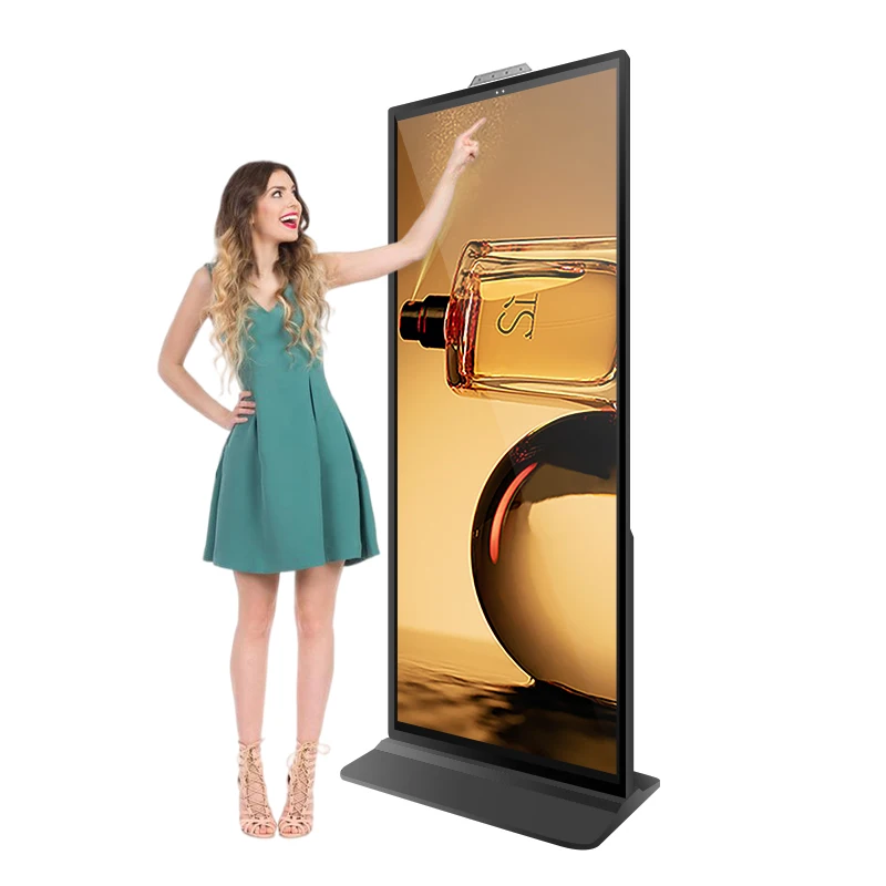

70" Floor Standing Interactive Vertical Digital Signage Display Touch Screen Monitors Lcd Advertising Player Kiosk Totem