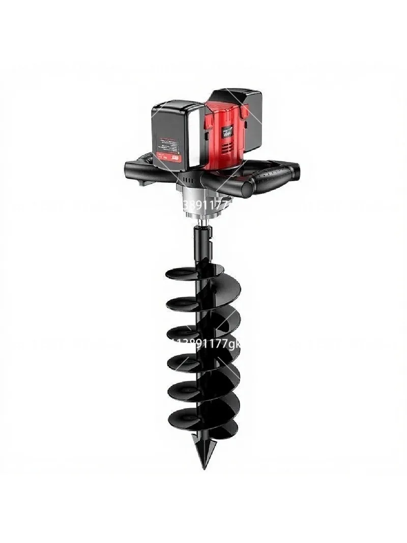 Electric Excavator Machine Agricultural Drilling Pile Driver High Power Lithium Battery Earth Auger Garden Tool