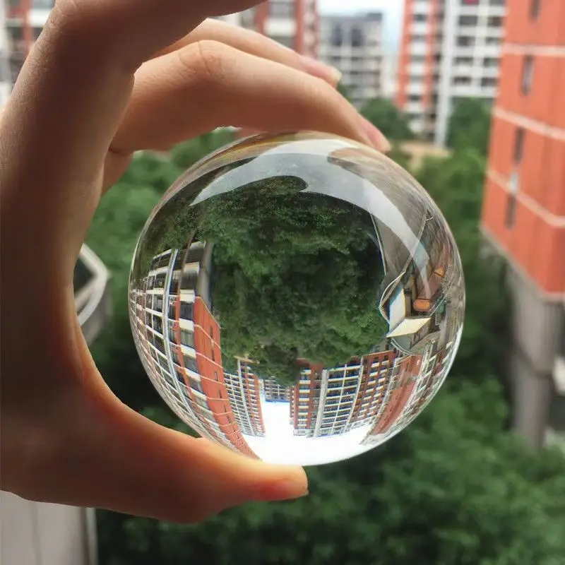 Solid Spherical Plastic PMMA Transparent Ball 10/12/15/16/18/20/25/30/32/35/38/40/45-200mm Imitation Crystal Decorative Ball