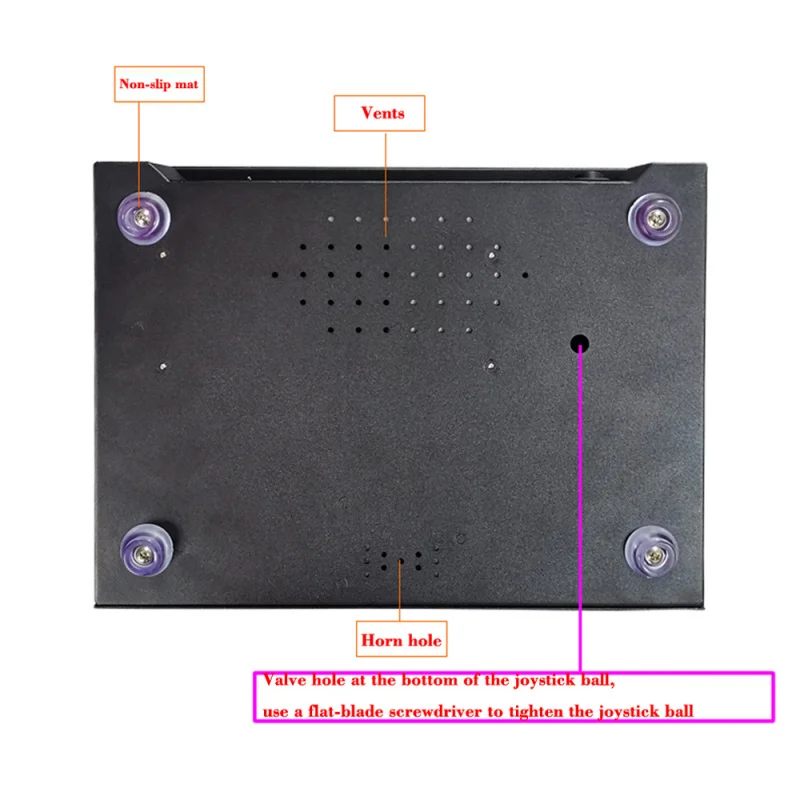 Double Console Arcade Joystick Controller Using Multi Board 10188 In 1 WIFI Download Game Metal DC12V/11W