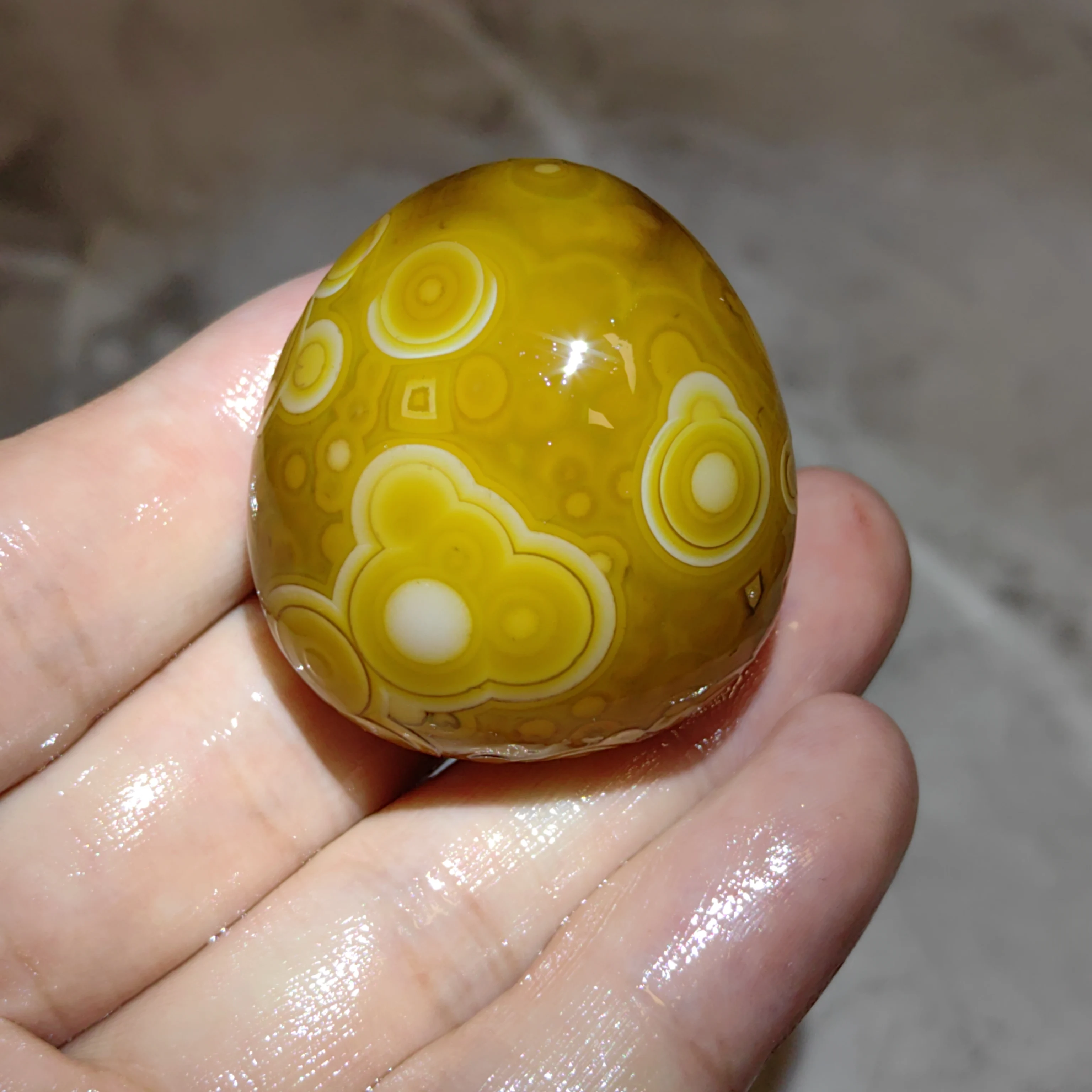 Ágata de ojos divinos en relieve, de origen natural, para atraer la buena suerte, la prosperidad, la meditación Reiki y como talismán o adorno para joyería y proyectos de bricolaje.