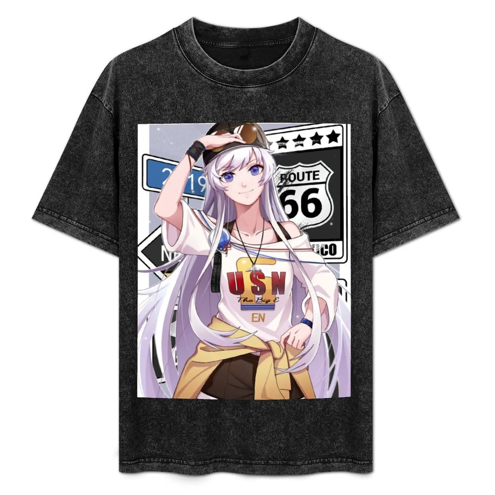 

Azur Lane - Enterprise T-Shirt Festival Casual Short Sleeve