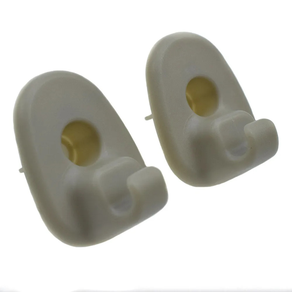2Pcs New For Liberty Car Sun Visor Clip 1AR26BD1-AA For CHEROKEE KK KJ Nitro Sun Visors Holder Hook Hanger Clips