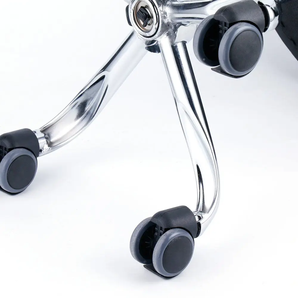 Adjustable Rolling Stools with Wheels, Black Medical Work Stool for Comfort