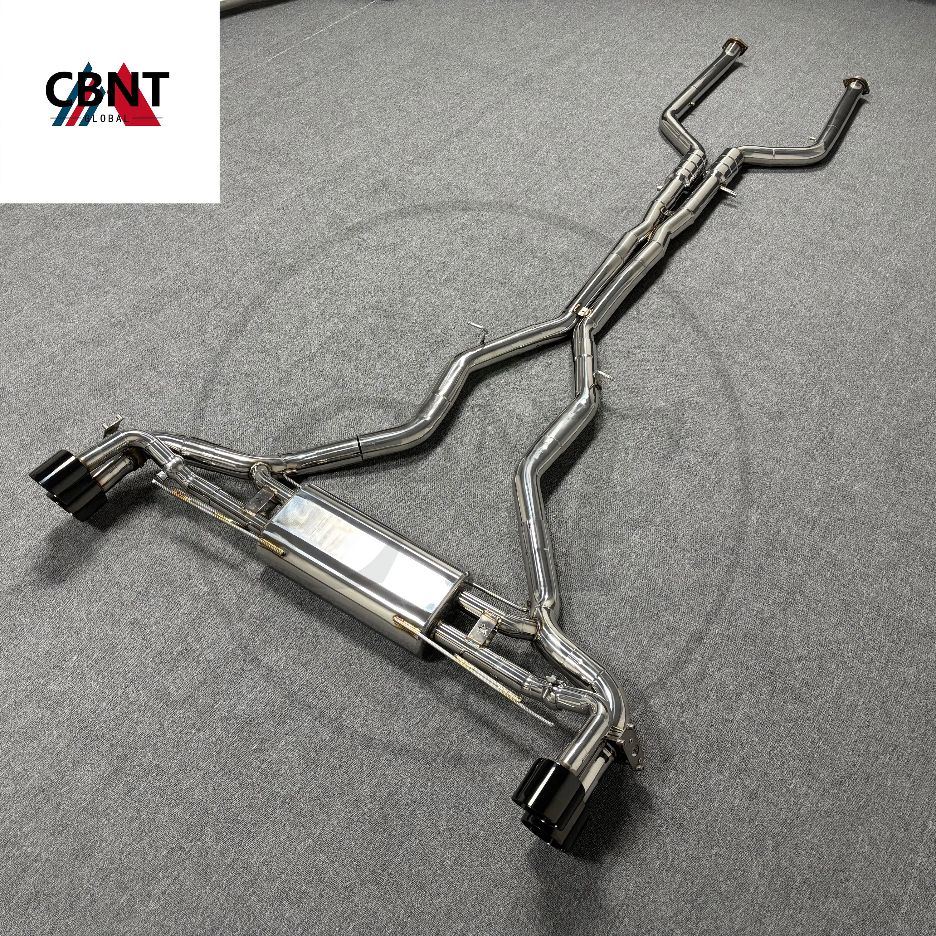 CBNT High Performance Exhaust Systems for BMW G09 XM S68 4.4TT V8 Exhaust Catback with Vlave Muffler SS304 Valved Exhaust Pipe