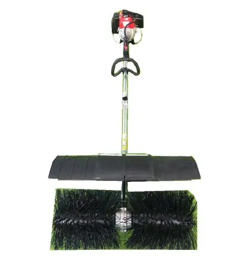 Two Stroke Lawn Sweeper Portable Gasoline Power Football Field Tennis Court Artificial Grass Cleaning Equipment Snow Sweeper