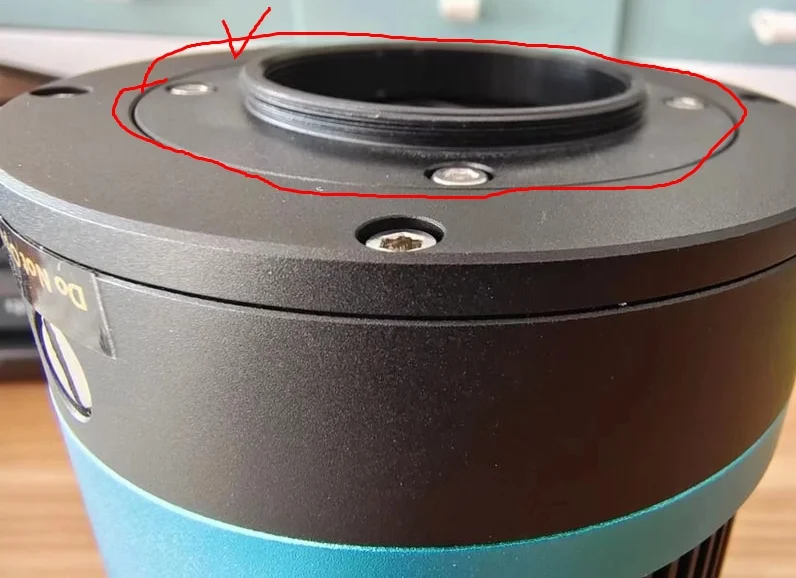 Imagem -04 - Mount Adapter For Astronomy Câmera Backfocus Distância M42 Imx571 12.5 mm