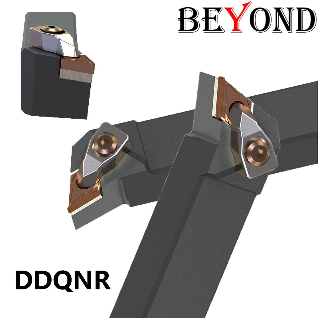 

BEYOND DDQNR2525M15 DDQNL2525M15 DDQNR DDQNL 2525 Внешний токарный держатель инструмента MDQNR Твердосплавные пластины с ЧПУ DNMG Токарный станок