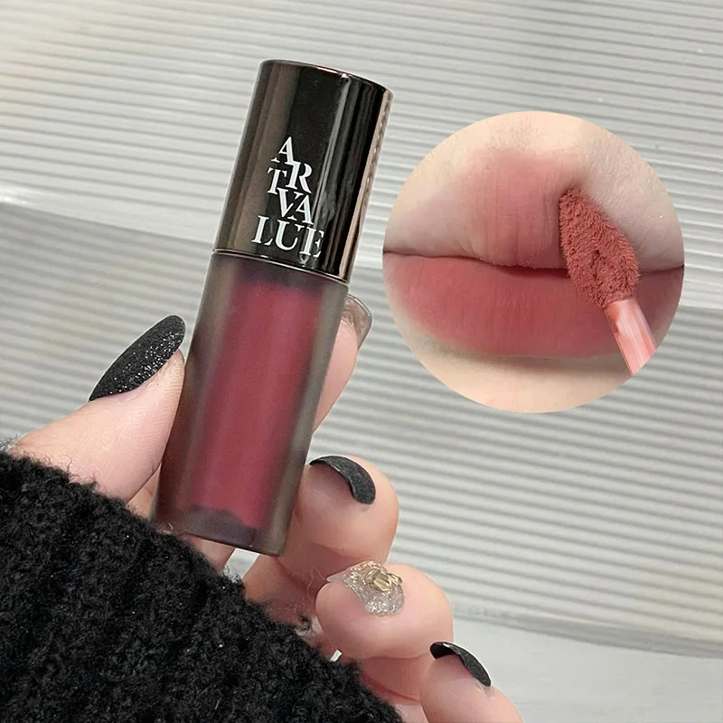 Art Value Matte Velvet Lip Mud Blanqueamiento Suave Mate Maquillaje de larga duración Lip Glaze Lápiz labial