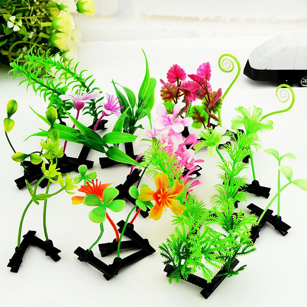 

30Pcs Cute Plant Hair Clips Small Kawaii Hairpins for Women Stylish Bean Sprout Accessories Sprout Clips