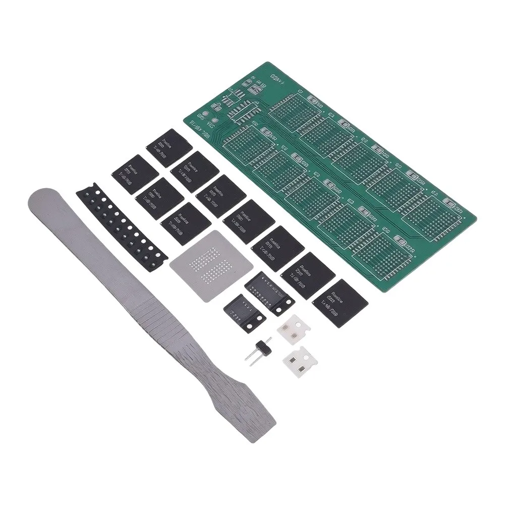for Circuit Assembly Practice Board Kit Optimized for BGA Chip Soldering and For Decimal Flowing Light Behavior Study