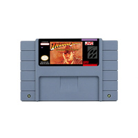 Indiana Jones' Greatest Adventures Action Game for SNES 16 Bit Retro Cart Children Gift