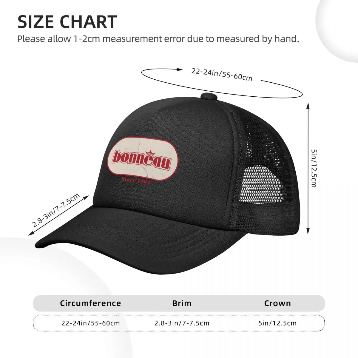 Bonneau Baseball Cap Hat Luxury Brand hiking hat Golf Wear Men Women's