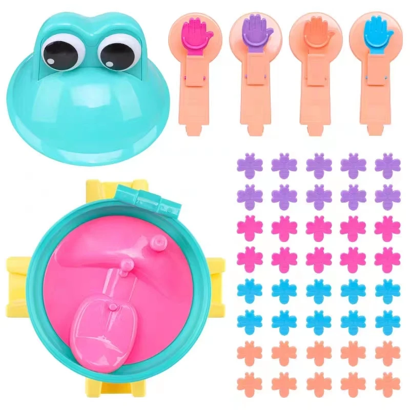 Children Assembling Turning Electric Interactive Frog Toys Multiplayer Educational Parent-child Game For Kids Birthday Gifts