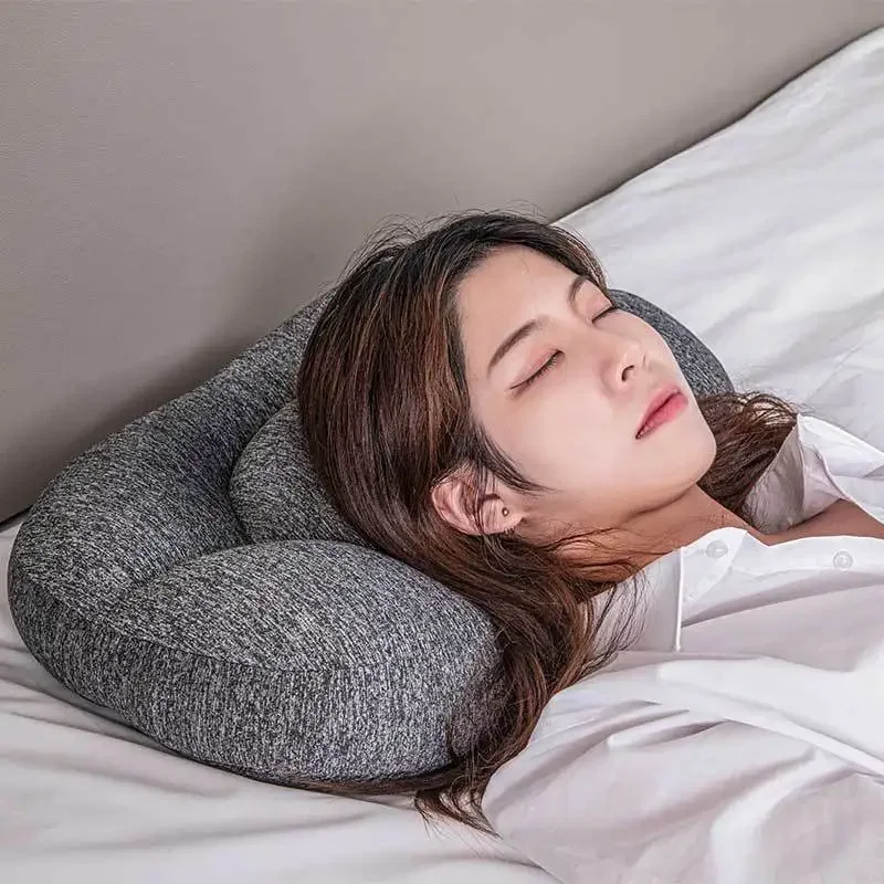 All-round Sleep Pillow Sleeping Memory Foam Shaped Body Massager Neck Massager Head Massage Cushion Head Massager Health