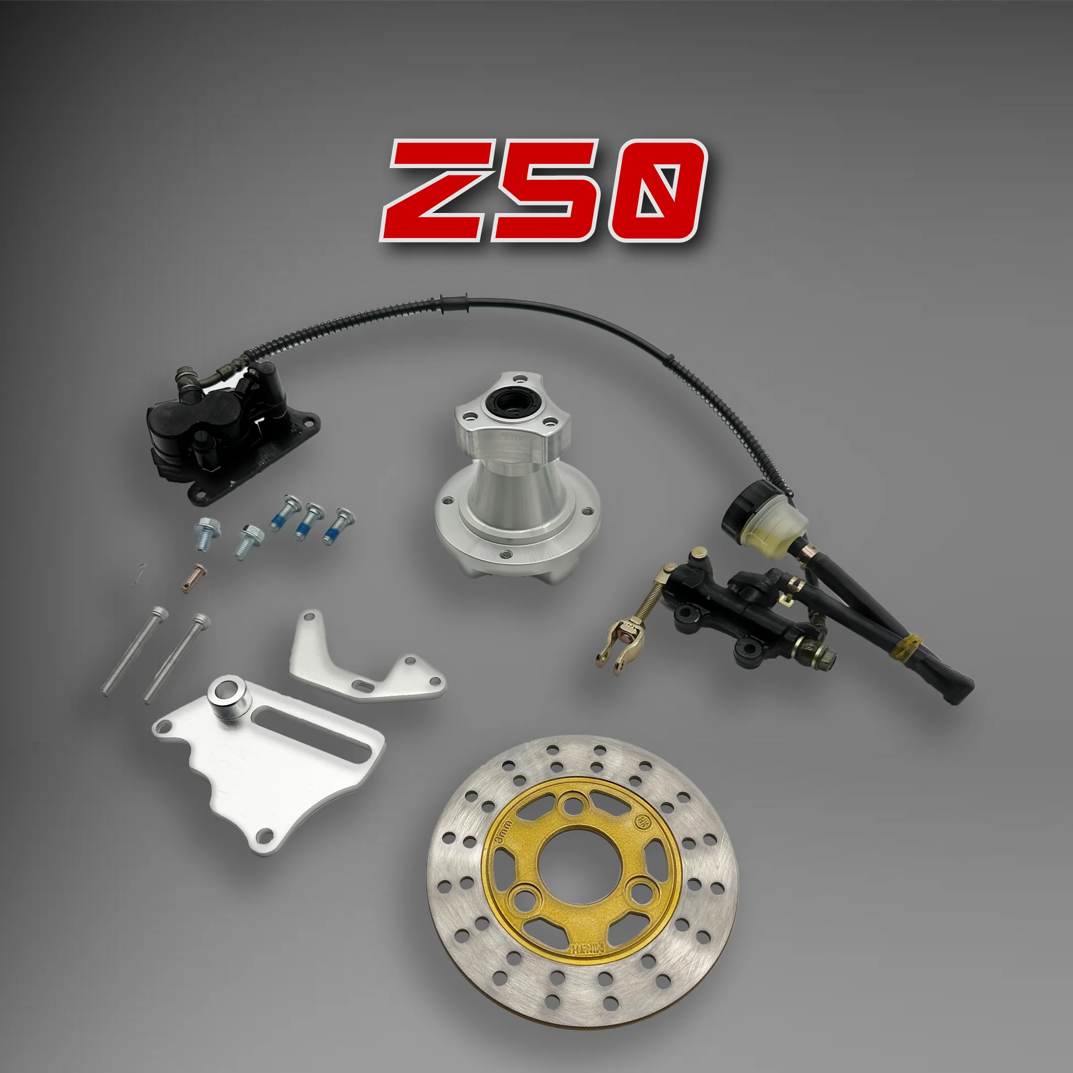 Monkey Z50 Black or Gold Disc Brake Set Hydraulic Disc Brake for Z50 1967-1979