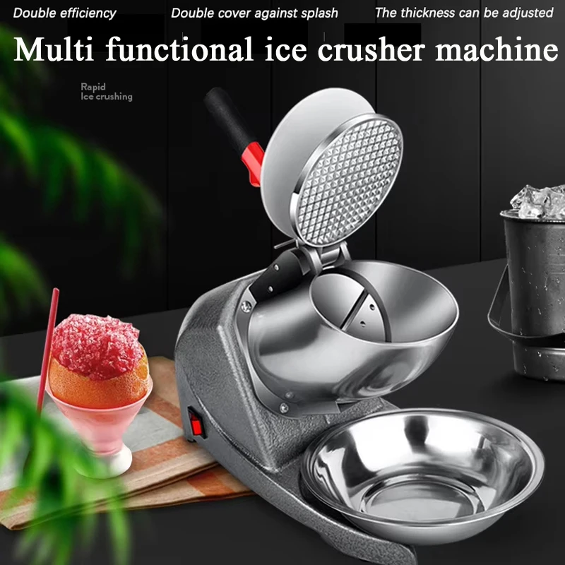 ماكينة كسارة الثلج الكهربائية عالية الأداء ماكينة حلاقة الثلج الأوتوماتيكية التجارية