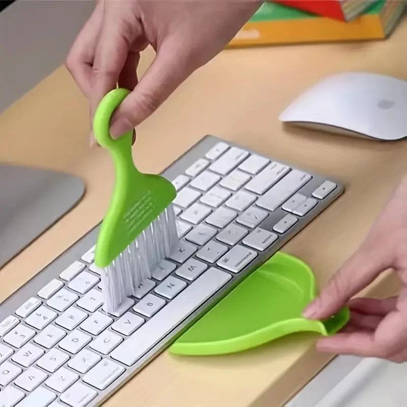 Creative Mini Broom Dustpan Set Desktop Organizing Cleaning Small Broom Computer Keyboard Brush Cleaning Tools Cleaning Brush