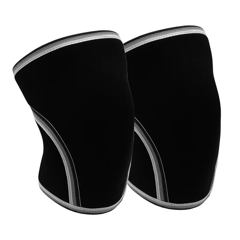 2Pcs Neoprene Knee Brace 7mm Compression Knee Sleeves Squat Support Weightlifting Powerlifting Cross Training Knee Pad Protector