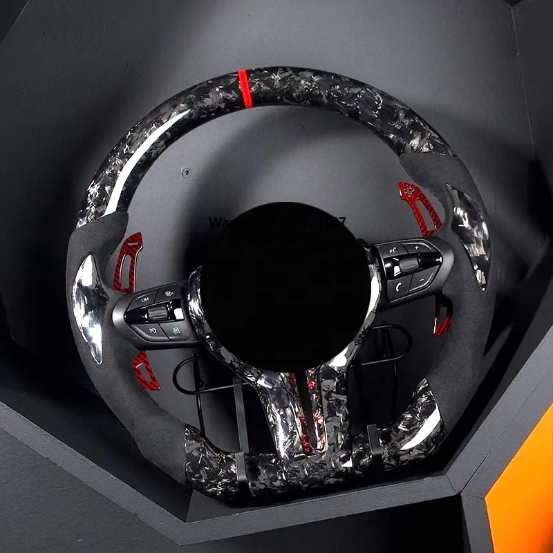 

Auto Racing Parts Forged Carbon Fiber Steering Wheel Carbon Steering Wheel for F18