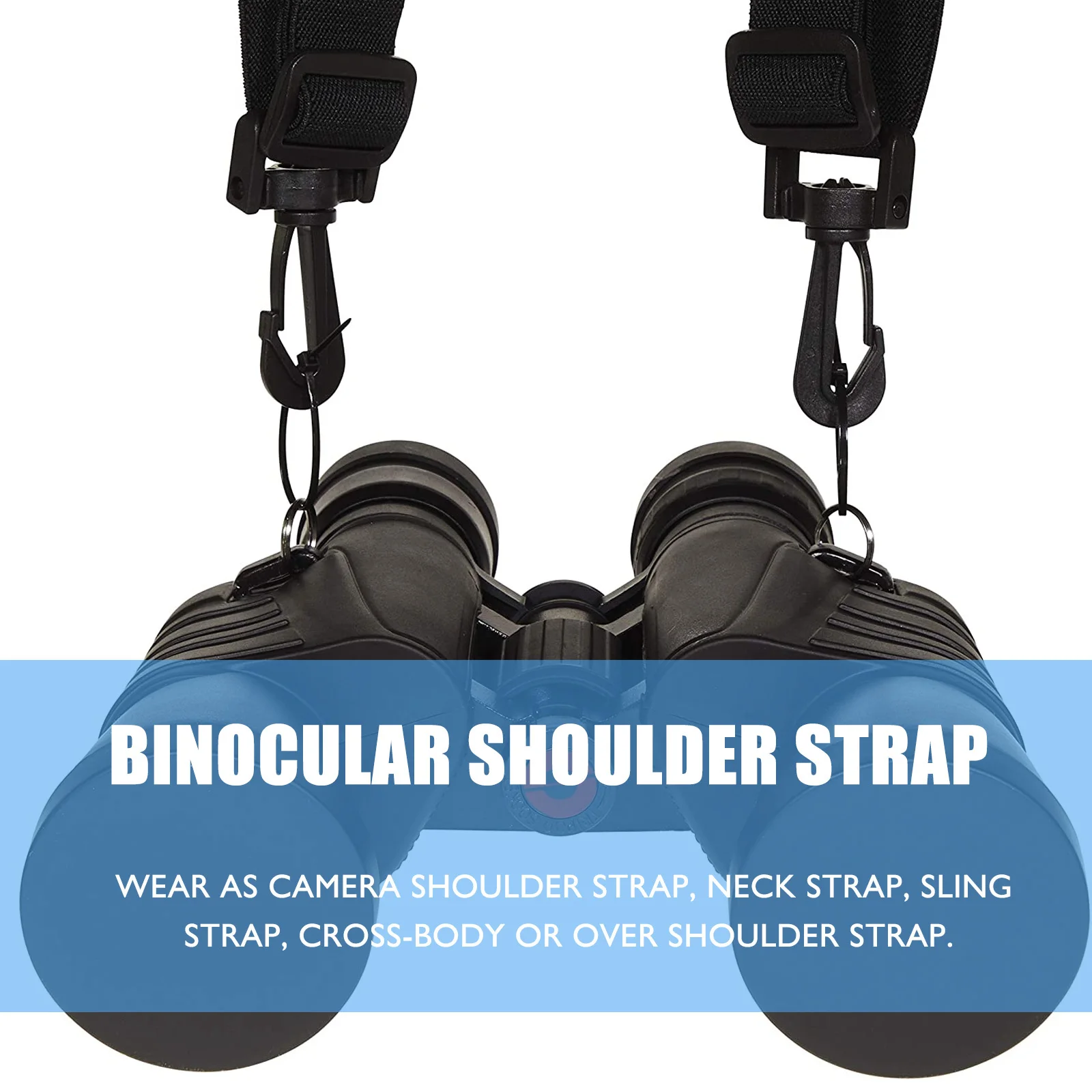 

Outdoor Hiking Binocular Harness Strap Durable Adjustable Comfortable for Camping Hunting Telescope Binocular Shoulder Strap