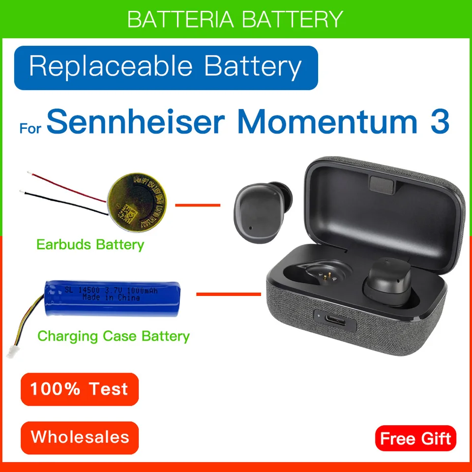 CP1254 Battery for Sennheiser MOMENTUM True Wireless 3