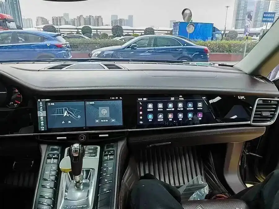 Dual-Screen CarPlay für Porsche Panamera 2010-2017 Intelligentes Navigationssystem GPS Aufgerüstetes Interaktives System – Detail 24