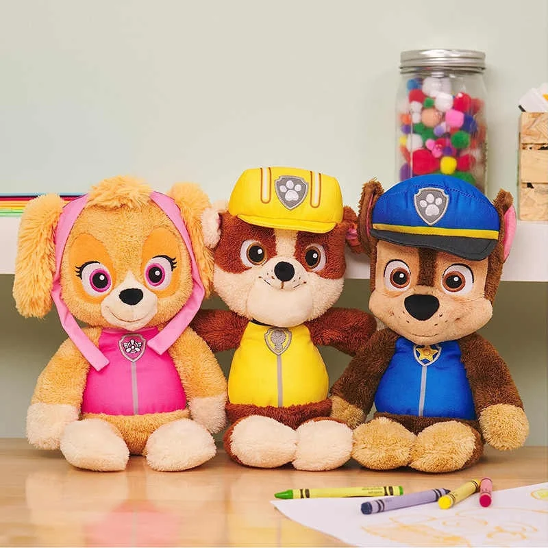 Muñeco de peluche de la patrulla canina, juguete del equipo Woof, muñeca Archie Tian Tian, juguete de Año Nuevo para niños, muñeca de regalo de cumpleaños, juguetes periféricos de dibujos animados suaves