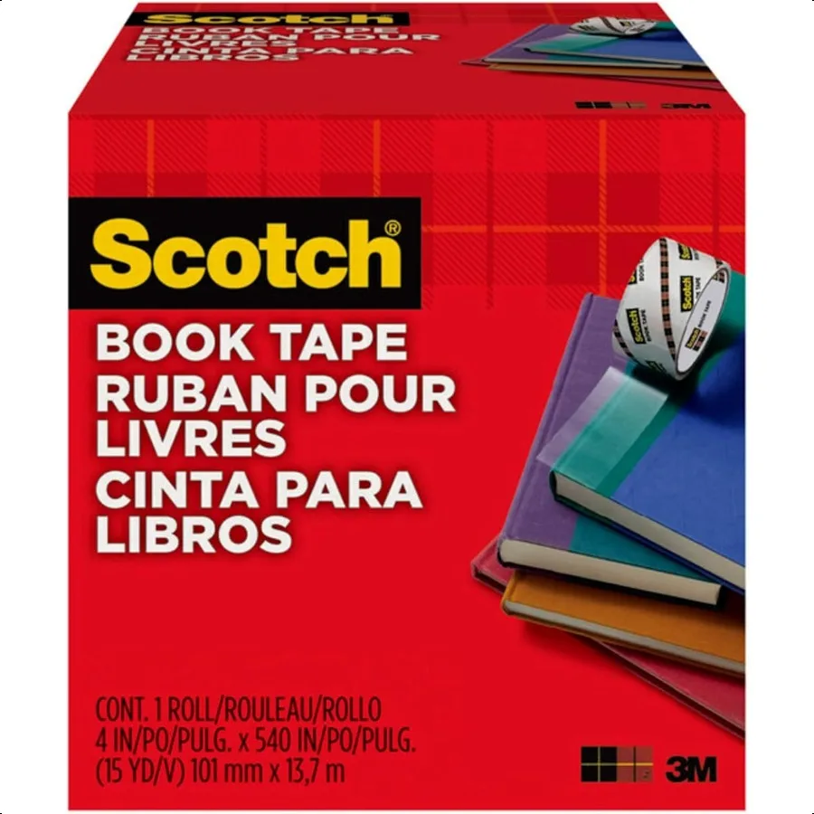 

Книжная лента 4 x 540 отлично подходит для ремонта, армирования, защиты и покрытия 845400